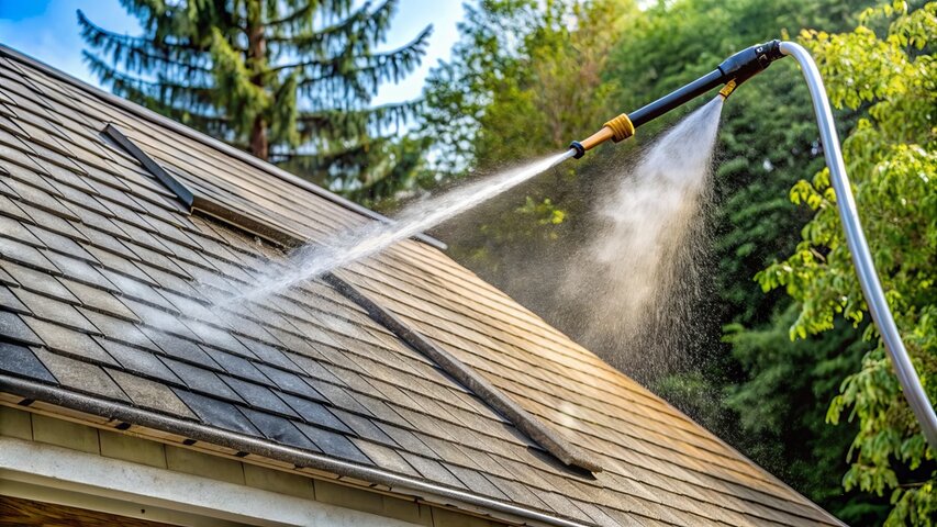 Commercial Roof Pressure Washing in Daytona Beach, FL | Vanmeter Services LLC | Residential and Commercial Pressure Washing in Daytona Beach, FL<br />
